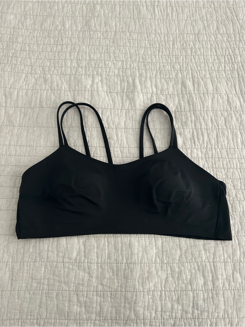 lululemon athletica black sports bra - size 12